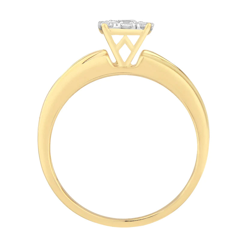 14K Solid Gold 0.40ctw Diamond Women's Rings