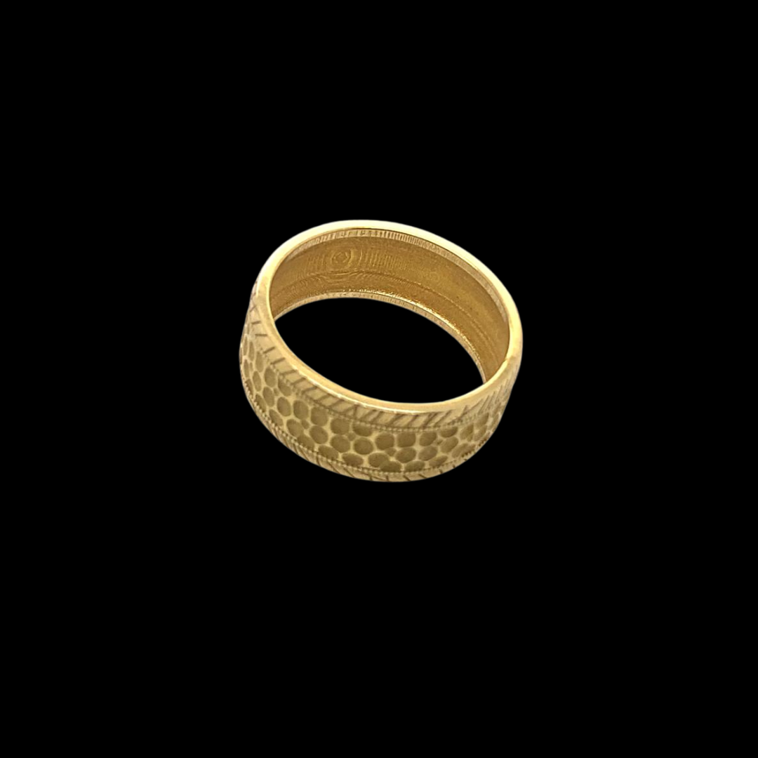 18KT Gold, Design Unisex Band Ring