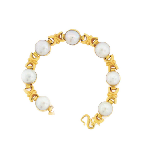 24KT Handmade Pearl Bracelet