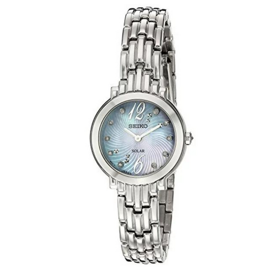 Seiko Women's Tressia Quartz Stainless Steel Casual Watch Silver-Toned SUP353