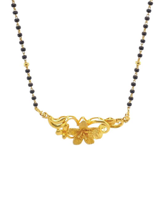 22KT Gold, Mangalsutra with Gold Beads & Chain