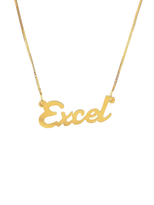 22KT Gold, "EXCEL" Necklace