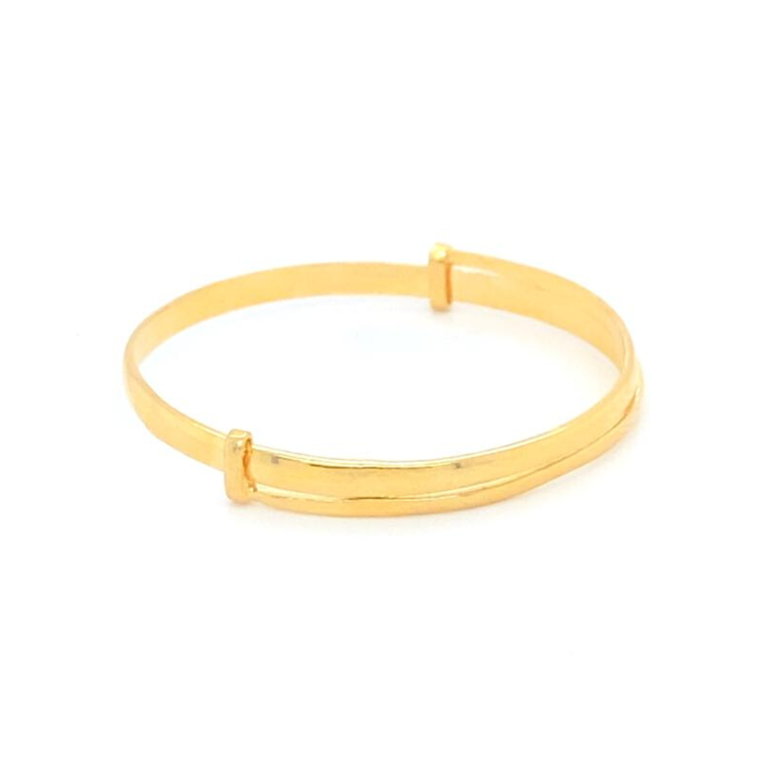 22KT Gold Adjustable Bracelet for baby