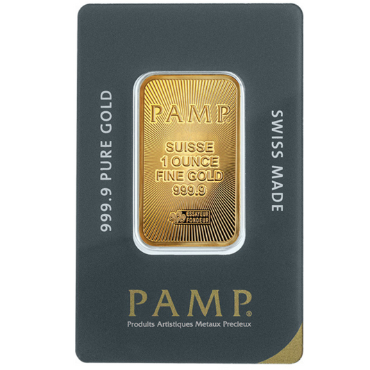 1 Oz Gold Bar - PAMP SUISSE