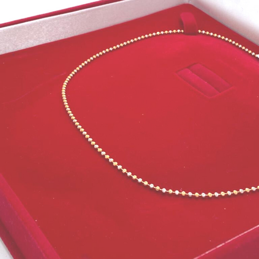 22KT Gold Two Tone Chain (6.50 grams, 40.50 cm)