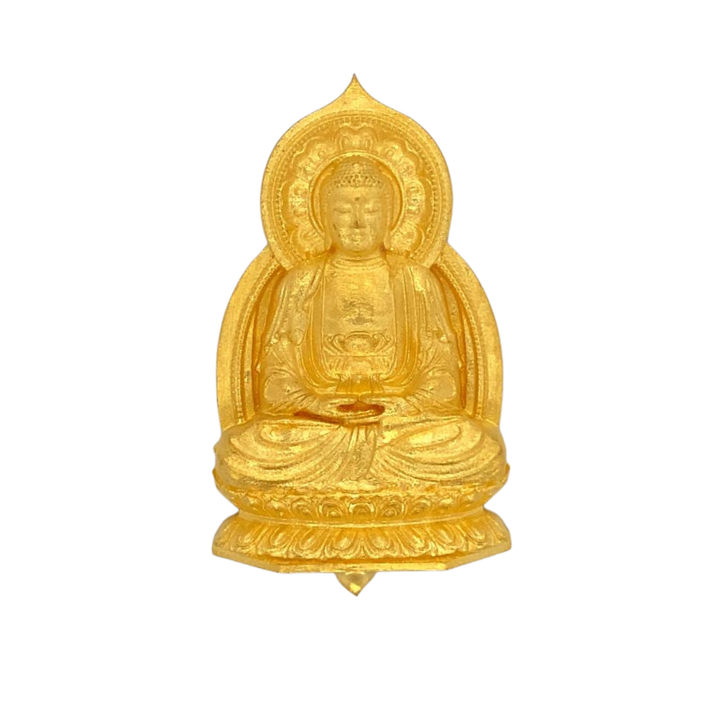 24KT Gold, Buddha Pendant