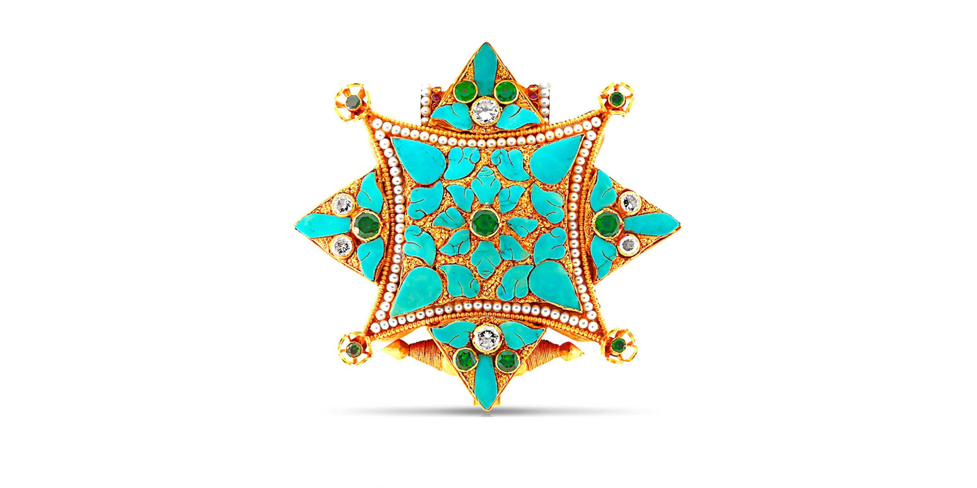 24K Handmade Ghau - Queens Diamond & Jewelry